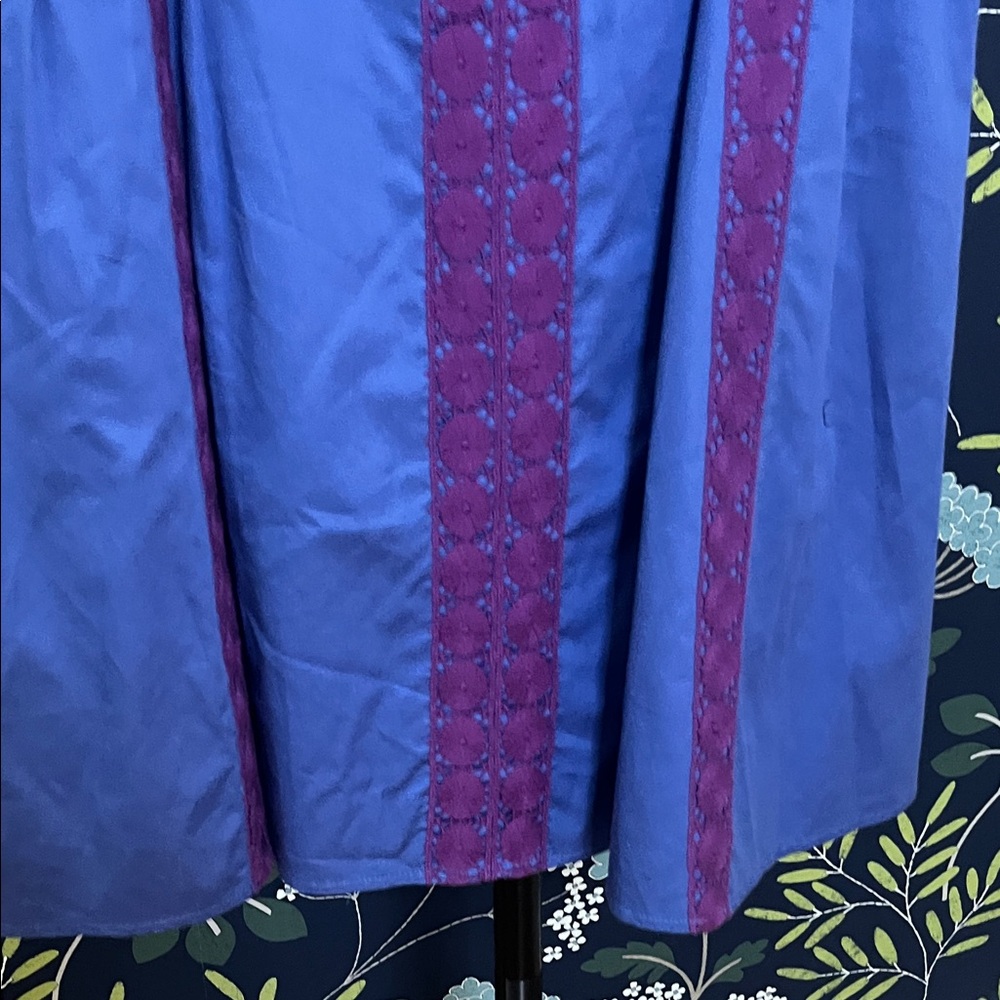 Nanette Lepore Blue and Purple Mini Dress Size 6 - Picture 6 of 9